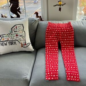 Hallmark Christmas leggings/ PJ pajama bottoms. .. how cute